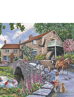 Old Mill Jigsaw Puzzle - MULTI