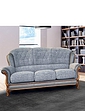 Queen Anne 3 Seater Mink