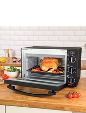 20L Rotisserie Oven Black