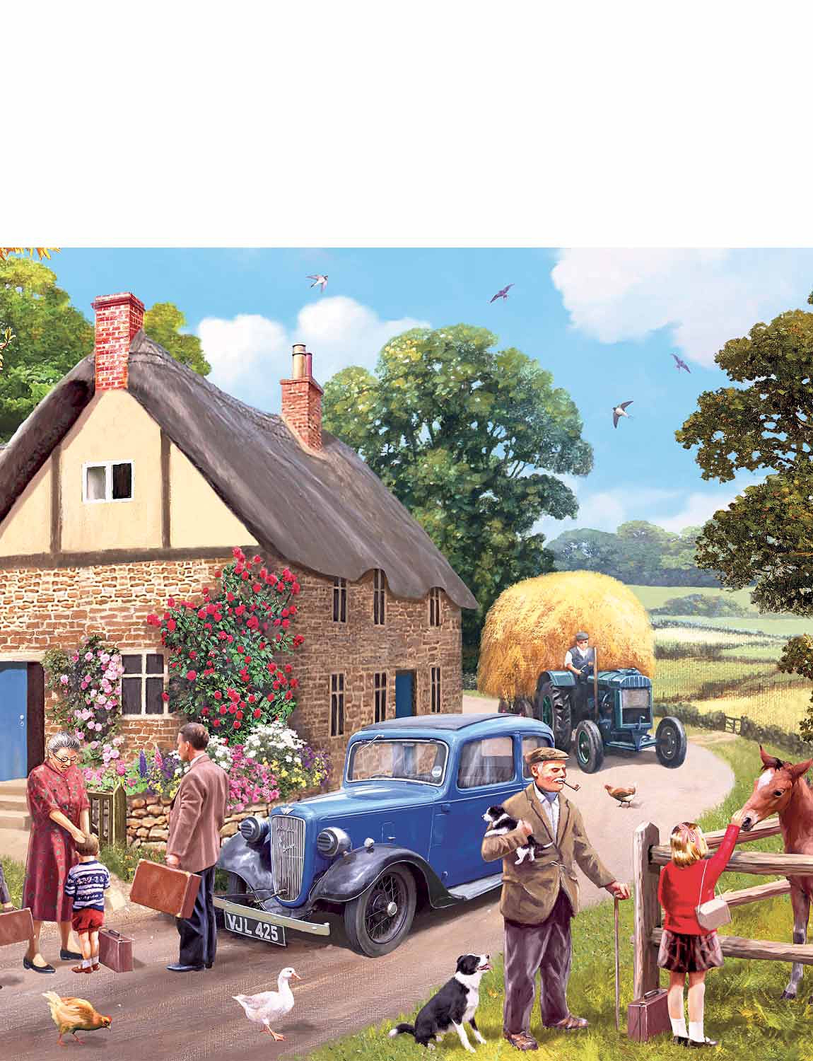 4 X 500pc for sale online Gibson The Evacuees Jigsaw Puzzle 