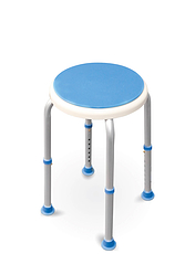 Rotating Bathroom Stool White