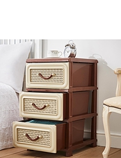 Extra Large Storage Drawer Unit Brown