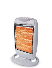 Oscillating Halogen Heater White