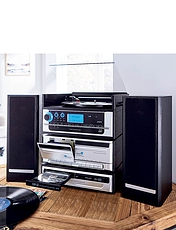 9 In 1 Music Stack System Silver