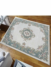 Pure Wool Rug 160x235 Beige