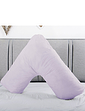 M R S A Resistant Wipe Clean V Shaped Support Pillow Grey