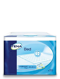 Tena Bed Plus Wings - White