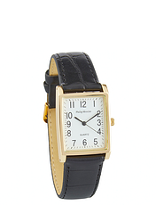 Mens Square Watch Gold