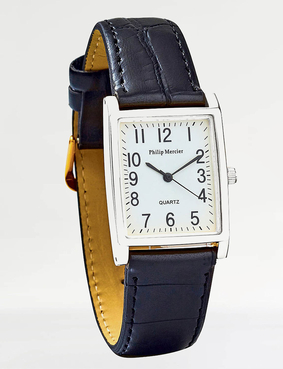 Mens Square Watch Gold