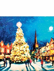 Christmas Celebrations Set of 4 x 500pc Jigsaw Puzzles Multi