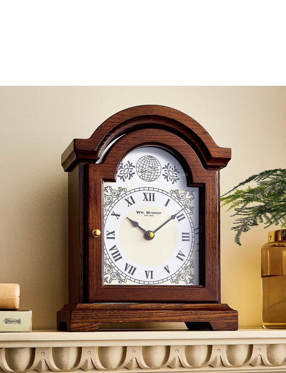 Broken Arch Mantle Clock Chums