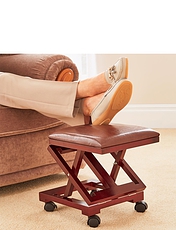 Three Position Footstool Mahogany