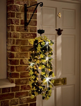 Solar Hanging Primrose Flowers Pink