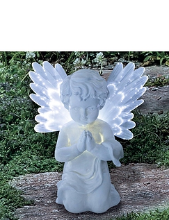 Solar LED Angel White
