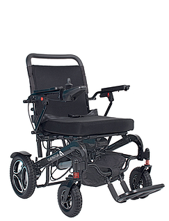 Electric Folding Wheelchair Black