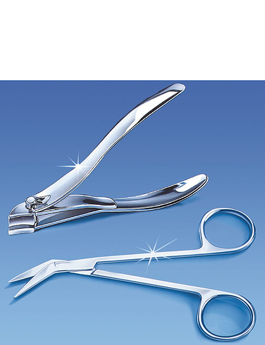 Nail Clippers and Angled Head Scissor Set