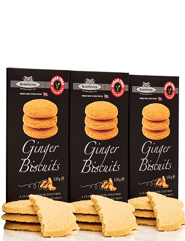 Simpkins Ginger Sugar Free Biscuits