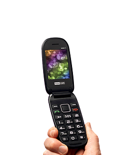 Maxcom Clamshell Mobile Phone Black