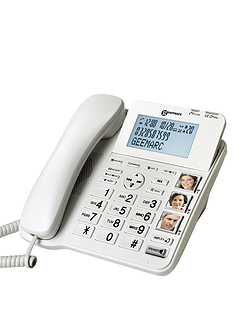 Geemarc Corded Phones White