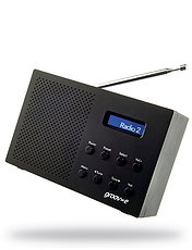 DAB FM Portable Radio Black