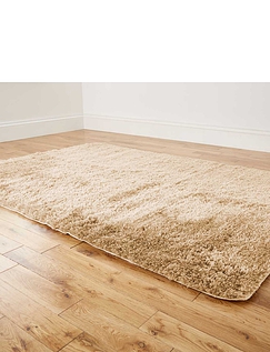 Kitten Soft Washable Rugs With Slip-Resist Backing Champagne