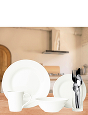 Sabichi 9 Piece Dinner Set White