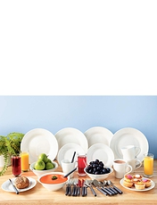 Sabichi 36 Piece Dining Starter Set White