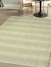 Ombre Indoor Outdoor Flatweave Rug Grey