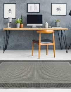 Denver Indoor Outdoor Flatweave Rug Grey