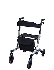 Ultra Lightweight Folding Rollator Blue