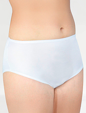 Ladies Cotton Briefs 100ml White