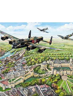 Gibsons Wings Over Windsor 1000pc Jigsaw Multi