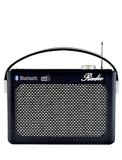 Retro Style DAB FM Stereo Radio Black