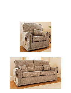 Cheadle Three Seater and One Chair Oatmeal