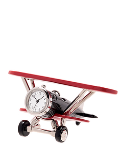 Bi Plane Miniature Clock Multi