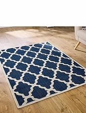 Moda Trellis Rug   Black