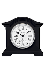 Court Room Mantel Clock Black