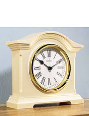 Court Room Mantel Clock Black