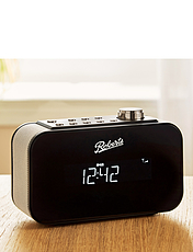 DAB DAB+ FM Alarm Clock Radio Black