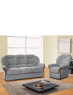 Chippenham Three Seater and One Chair Grey