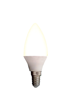 5W Candle Small Screw Bulb White