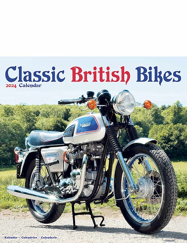 Classic British Bikes 2024 Luxury Calendar