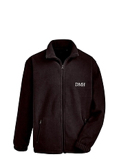 Zip Up Fleece Jacket Black