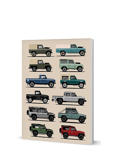 Land Rover Transport Notebook