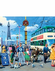 Ravensburger Happy Days 1 Look North 4 x 500pc Jigsaw Set Multi