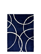 Circles Rug Large Blue