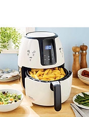 Kitchen Perfected 4Ltr Digi Touch Air Fryer Cream