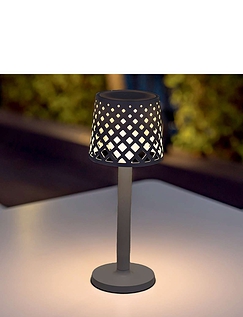 Indoor Outdoor Wireless Touch Table Lamp Grey