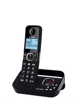 Easy To Use Single Cordless Phone With Answerphone Black