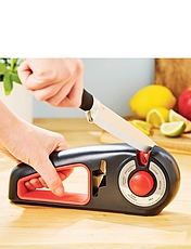 7 Way Knife Sharpener Black